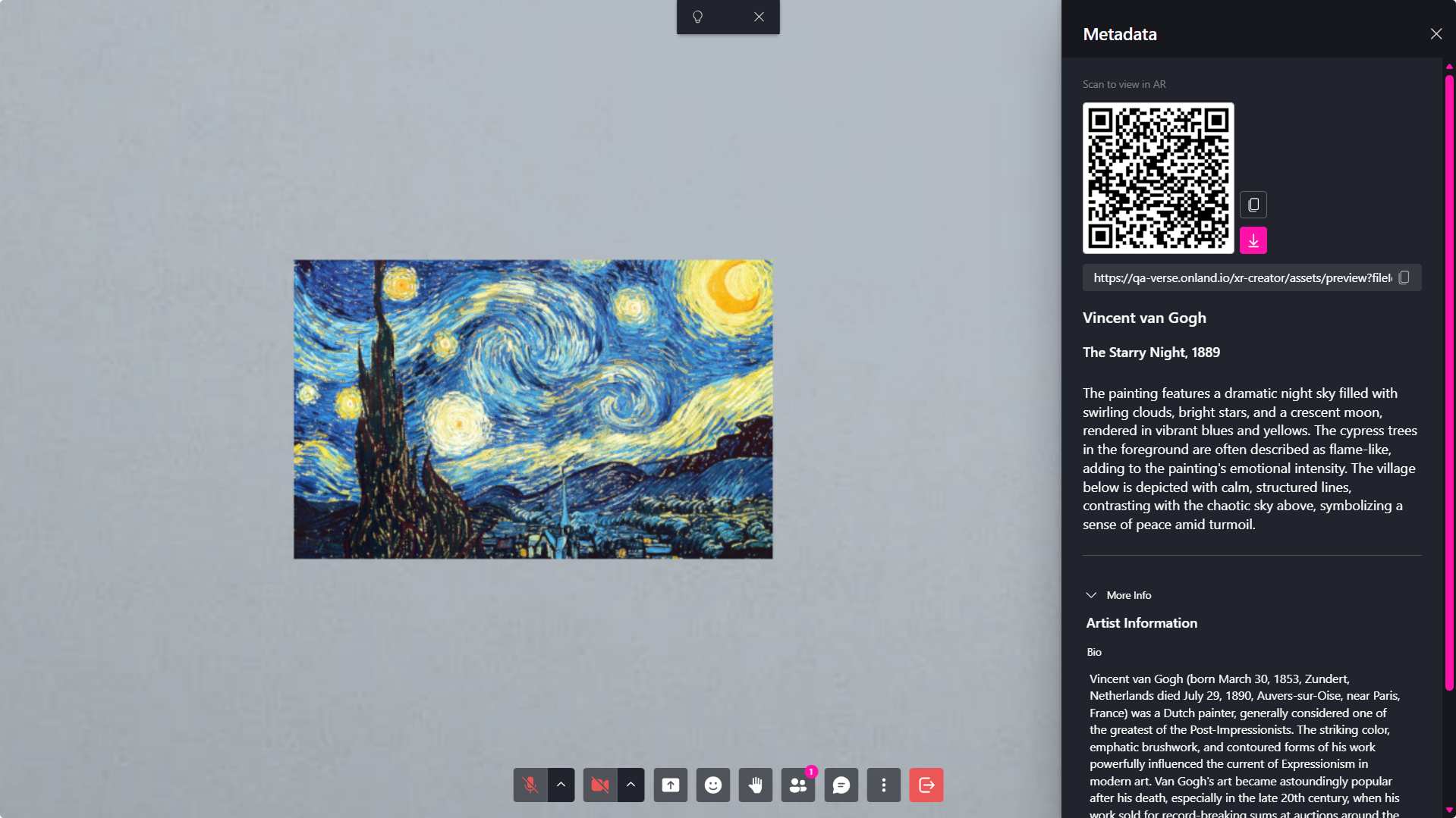 Screenshot of avatar selection screen