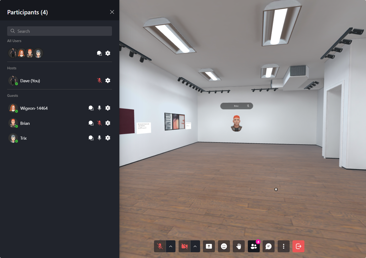 Screenshot of avatar selection screen