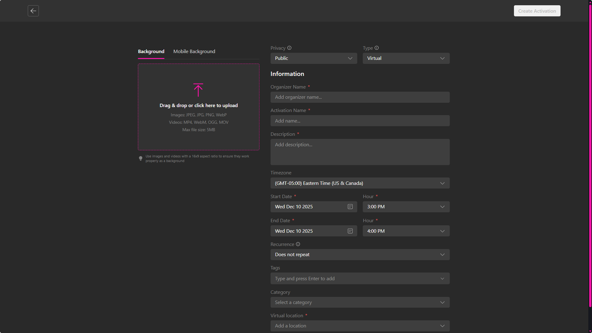 Crear Avatar Personalizado