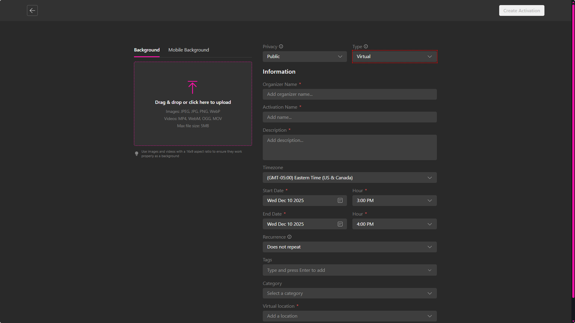 Crear Avatar Personalizado